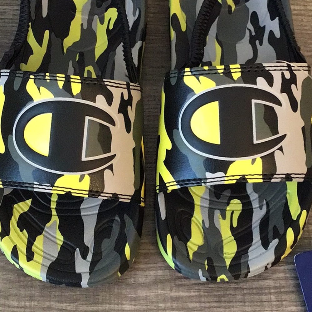 Champion Boy’s Mega Camo Slide Sandals